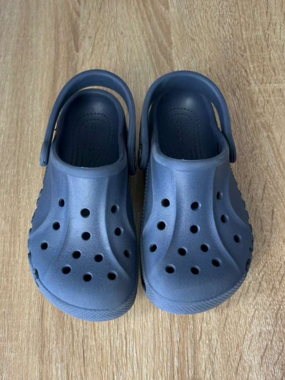 Crocs Kids Classic Clogs Blue Slip-On Comfort Shoes Size C11 - Picture 2 of 9